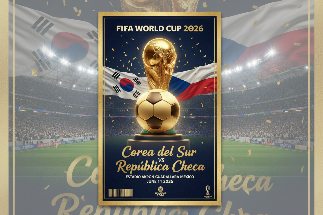 Corea del Sur vs República Checa Mundial 2026