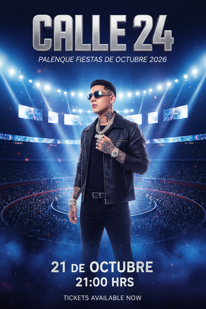 Calle 24 Palenque Fiestas de Octubre 2026