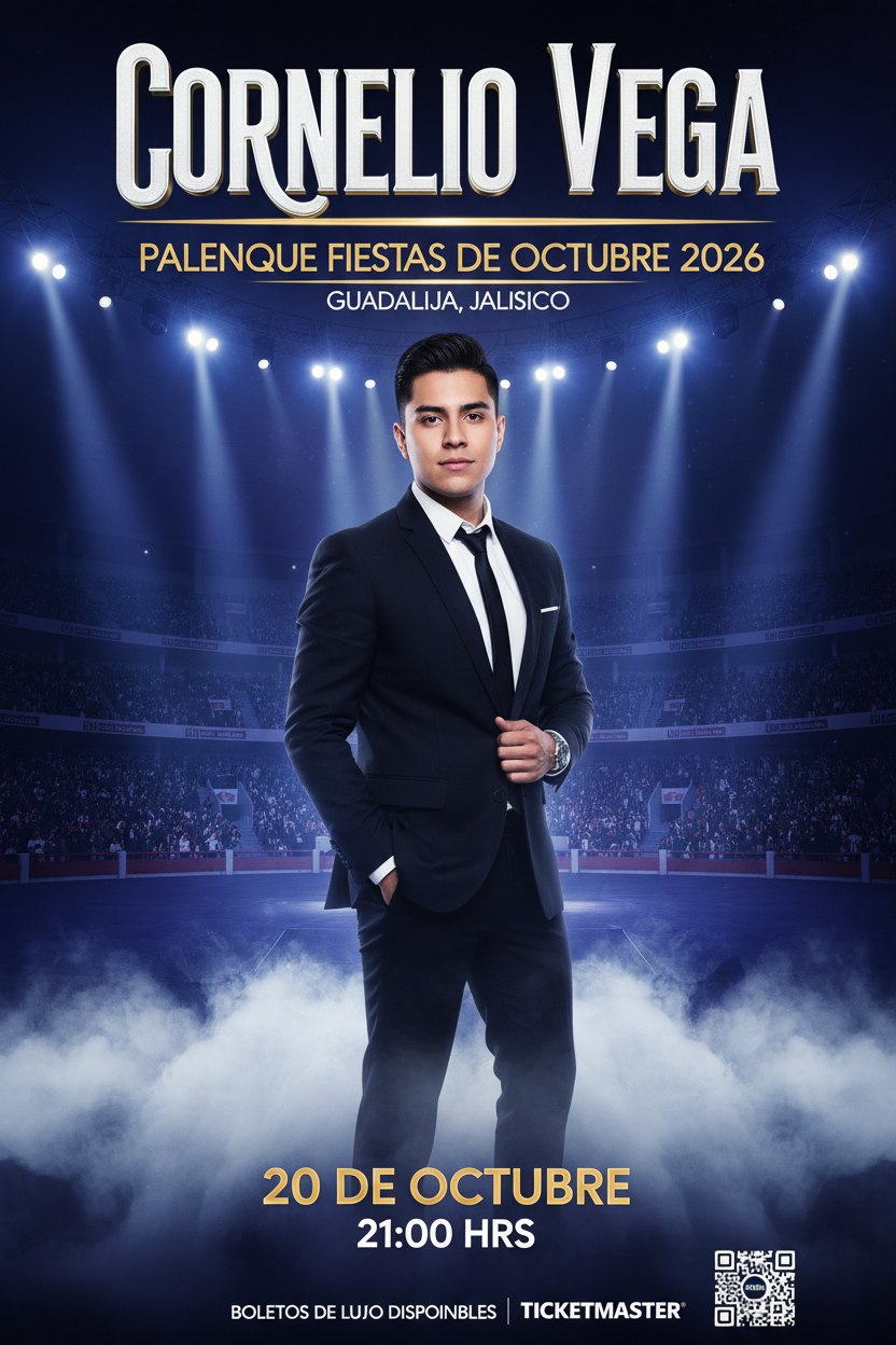 Cornelio Vega Palenque Fiestas de Octubre 2026