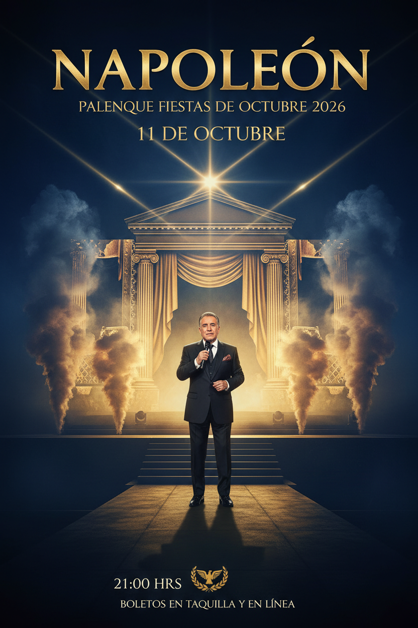 Napoleón Palenque Fiestas de Octubre 2026