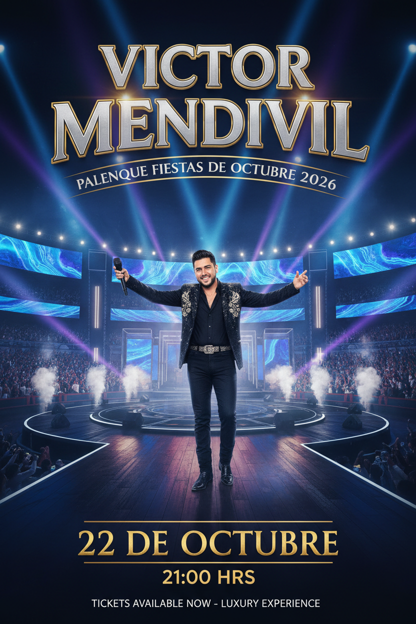 Victor Mendivil Palenque Fiestas de Octubre 2026