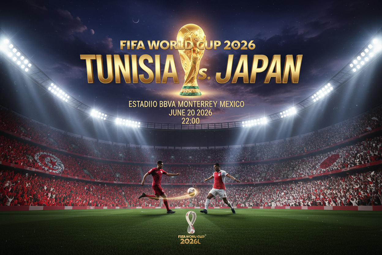 Túnez vs Japón - Mundial 2026